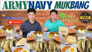 ARMY NAVY MUKBANGMUKBANG PHILIPPINES [upl. by Nyahs]