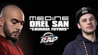 Médine quotCourage Fuyonsquot ft Orelsan PlanèteRap [upl. by Gerkman905]