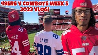 Dallas Cowboys vs San Francisco 49ers  2023 Week 5 Game VLOG [upl. by Keele]