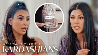 Kourtney amp Kim Kardashian Try Out A Negativity Jar to Keep the Peace  KUWTK  E [upl. by Aniar]