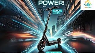 MotoTec Vulcan 48v 1600w Electric Scooter  Unleash Power amp Performance  Foldable Adjustable [upl. by Ardnuassak834]