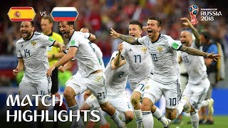 Spain v Russia  2018 FIFA World Cup  Match Highlights [upl. by Kinzer]