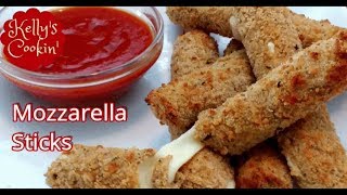 🧀Air Fryer Mozzarella Sticks  Homemade  Cooks Essentials [upl. by Hodess]