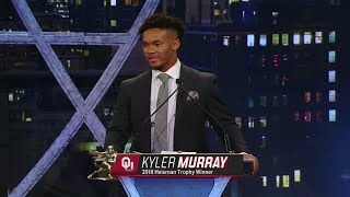 Kyler Murray  2018 Heisman Trophy Ceremony [upl. by Blumenthal]