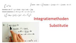 Integratiemethoden Substitutie [upl. by Tillie564]