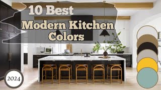 Top 10 Kitchen Color Trends 2024 Unveiling Exciting New Palettes [upl. by Neelrac544]