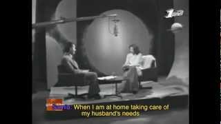 Taheya Karioka and Samia Gamal Interview 1974 with English Subtitles [upl. by Nyrual]