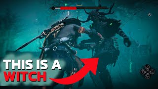 Witch Fight  Goneril  Assasins Creed Valhalla Gameplay [upl. by Nwahsauq729]