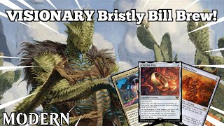 VISIONARY Bristly Bill Brew  OTJ Scales Devotion  Modern  MTGO [upl. by Auginahs739]