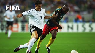 Cameroon 02 Germany  2002 World Cup  Match Highlights [upl. by Aleacim]