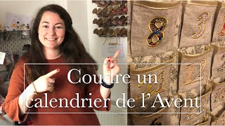 Coudre un grand calendrier de lAvent en tissu [upl. by Apthorp155]