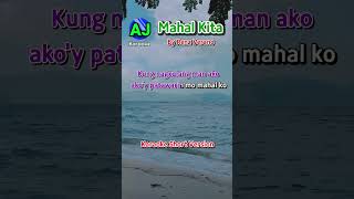 Mahal Kita By Renz Verano  Karaoke Short Version [upl. by Swane]