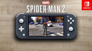 Marvels SpiderMan 2  Nintendo Switch Lite Gameplay  Remote Play [upl. by Steffie]