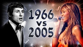 Eurovision Competition  1966 vs 2005 [upl. by Thea234]