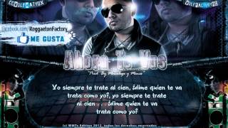 Jadiel El Tsunami  quotAhora te Vasquot con Letra ★New Romantic Reggaeton 2012★ [upl. by Llenreb818]