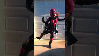 Wall to wall🩷 dance starwars trend mandalorian cosplay walltowall pinkmandalorian [upl. by Abdulla]