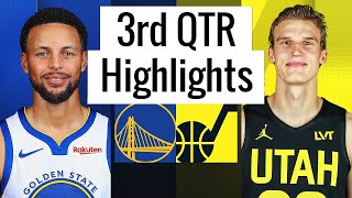 Golden State Warriors vs Utah Jazz Full Highlights 3rd QTR  Feb 15  NBA Regular Season 2024 [upl. by Narbig227]