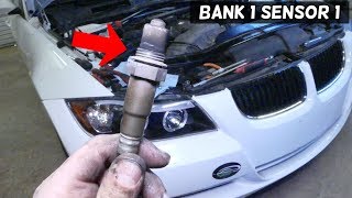 HOW TO REMOVE AND REPLACE OXYGEN SENSOR BANK 1 BMW E90 E91 E92 E93 [upl. by Pirali]