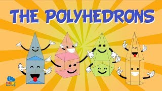 Polyhedrons The Faces of Shapes  Educational Videos for Kids [upl. by Ardnasal201]