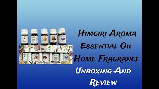 Himgiri Aroma Essential Oil Unboxing And Review httpsyoutubecomninjaranjitsi1FNKpGFsj8wAGYDs [upl. by Wojak]