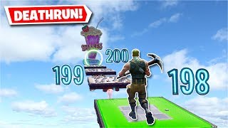 the SUPER EASY 200 Level Default Deathrun Fortnite Creative [upl. by Einalam]