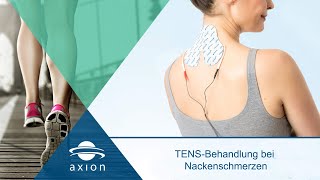 Nackenschmerzen  Elektrodenplatzierung für TENS  axion [upl. by Laurance]