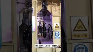 Inside the ebike factory cycling cyclinglifestyle ebike ebikefactory ebikes electricbike [upl. by Inalak]