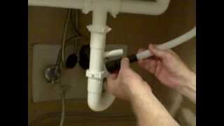 How To Install Dishwasher Plumbing  Replacing a Dishwasher [upl. by Mighell529]