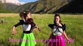 Starships  Megan Nicole ft Lindsey Stirling LYRICS [upl. by Weingarten]