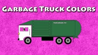 Vids4kidstv  Garbage Truck Colors [upl. by Led]