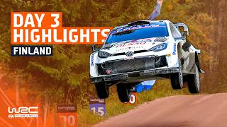 Day 3 Highlights  WRC Secto Rally Finland 2024 [upl. by Rosalynd637]