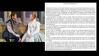 La Princesse de Clèves  dialogue entre le Prince et Mademoiselle de Chartres [upl. by Esila]