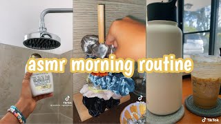 asmr morning routine  tiktok compilation [upl. by Ahsatal530]