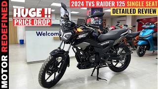 2024 TVS Raider 125 Base Model Review  Biggest Price Drop  But Why [upl. by Nnylsoj692]