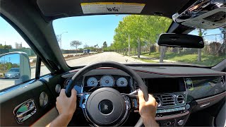 2021 RollsRoyce Wraith Black Badge POV Test Drive 3D AudioASMR [upl. by Zela]