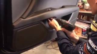 how to audi a7 door trim removal아우디 a7 문짝탈거 [upl. by Enyluqcaj]