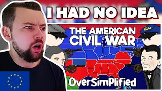 European Reacts The American Revolution  OverSimplified Part 1 [upl. by Ekrub]