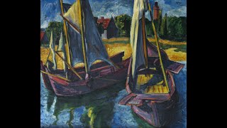 Max Pechstein 18811955  A German expressionist painter and a member of the Die Brücke group [upl. by Enoval]