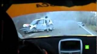 Accidente de Kubica en el rally quotRonde di Andoraquot [upl. by Lamrouex]