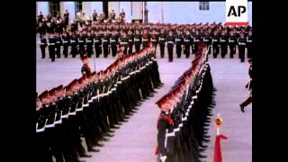 THE SOVEREIGNS PARADE AT SANDHURST  SOUND  COLOUR [upl. by Novad]