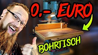 GENIAL‼️Dieser Bohrtisch hat MICH 0€ gekostet AEG DT10 TischBohrmaschine [upl. by Elva564]