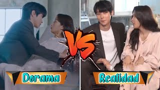 TRUE BEAUTY en DORAMA  REALIDAD 2  ESCENAS DEL KDRAMA Y REACCIÓN DETRÁS DE ESCENAS [upl. by Chryste]