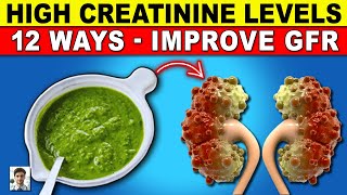 👉Struggling with High Creatinine 12 Natural Ways to Improve GFR  Healthy Every Day [upl. by Efinnej]