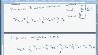 Time Series  3  Smoothing Methods [upl. by Koosis544]