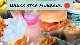 mukbangers eating wings stop 🛑 mukbang asmreating food delicious asmr [upl. by Raila]