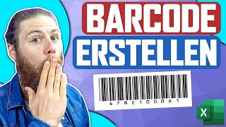 Barcodes die auch wirklich funktionieren in Excel erstellen  kostenloser Download [upl. by Eineg]