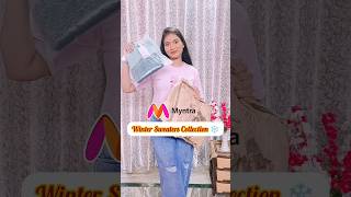 Myntra Winter Wear Haul  Latest winter wear 😍 sweater winterwear bestfinds viral [upl. by Nethsa206]