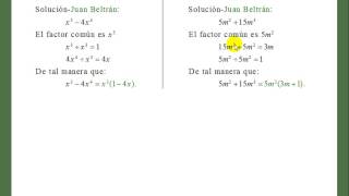 Baldor 89 5 a 8 Descomposición factorial Factor común 👀😺 [upl. by Markos]