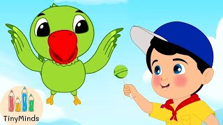 Mithu Mithu Main Tota मैं तोता मैं तोता Popular Hindi Rhymes For Children [upl. by Adnama665]