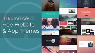 10 Resources For Free Website amp Web App Themes [upl. by Spiro]